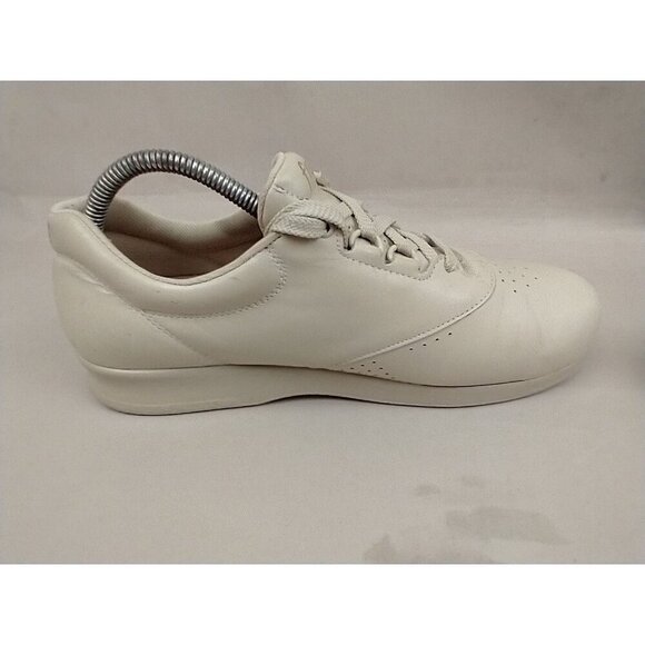 SAS Women's Free Time Shoe Size 9 Walking Casual Sneaker Mocha Beige Leather - Picture 5 of 10